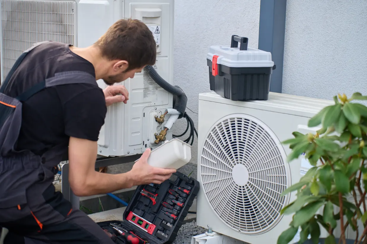 ac heat pump heating ductless 4